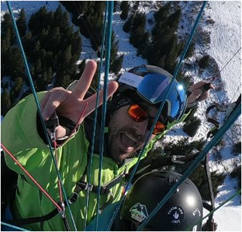 Killian, moniteur parapente chez Viento Parapente